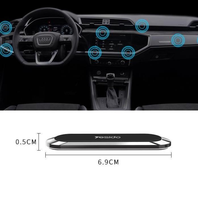 Porte-automobile magnétique avec installation sans outil et porte-téléphone mobile à poignée solide pour le support de ventilation 3