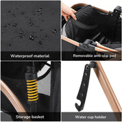 Poussette pour chien et boîte de transport 4