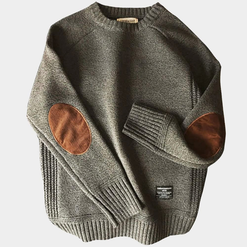 Pull chaud à col rond pour homme | Hiver 0