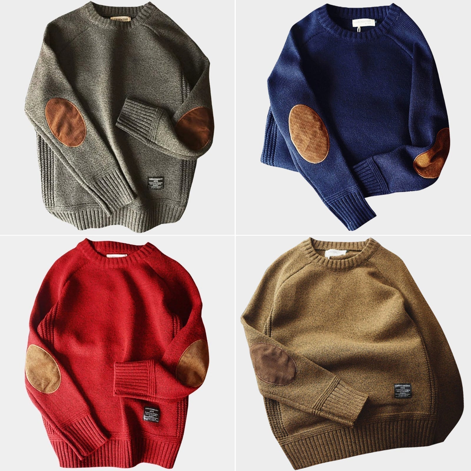 Pull chaud à col rond pour homme | Hiver 4