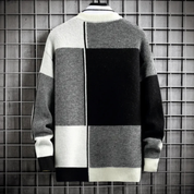 Pull chaud à manches longues et col ras du cou pour homme | Tricot 3