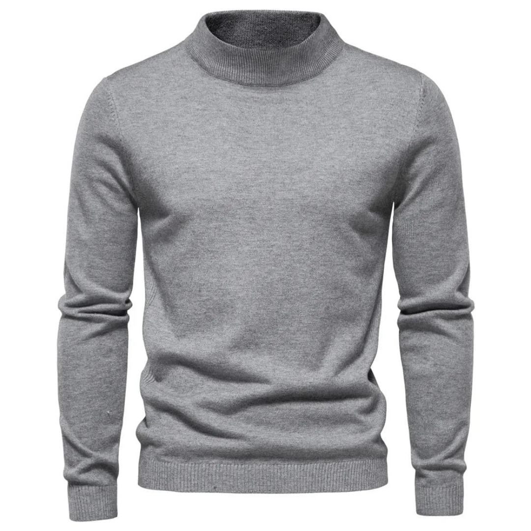 Pull col roulé classique pour homme | Décontracté 4