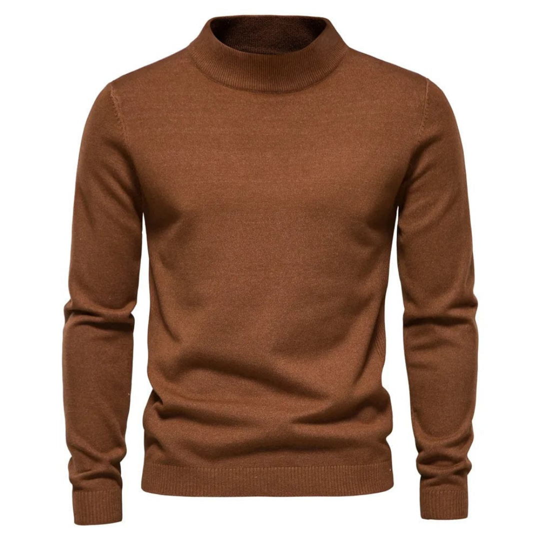 Pull col roulé classique pour homme | Décontracté 6