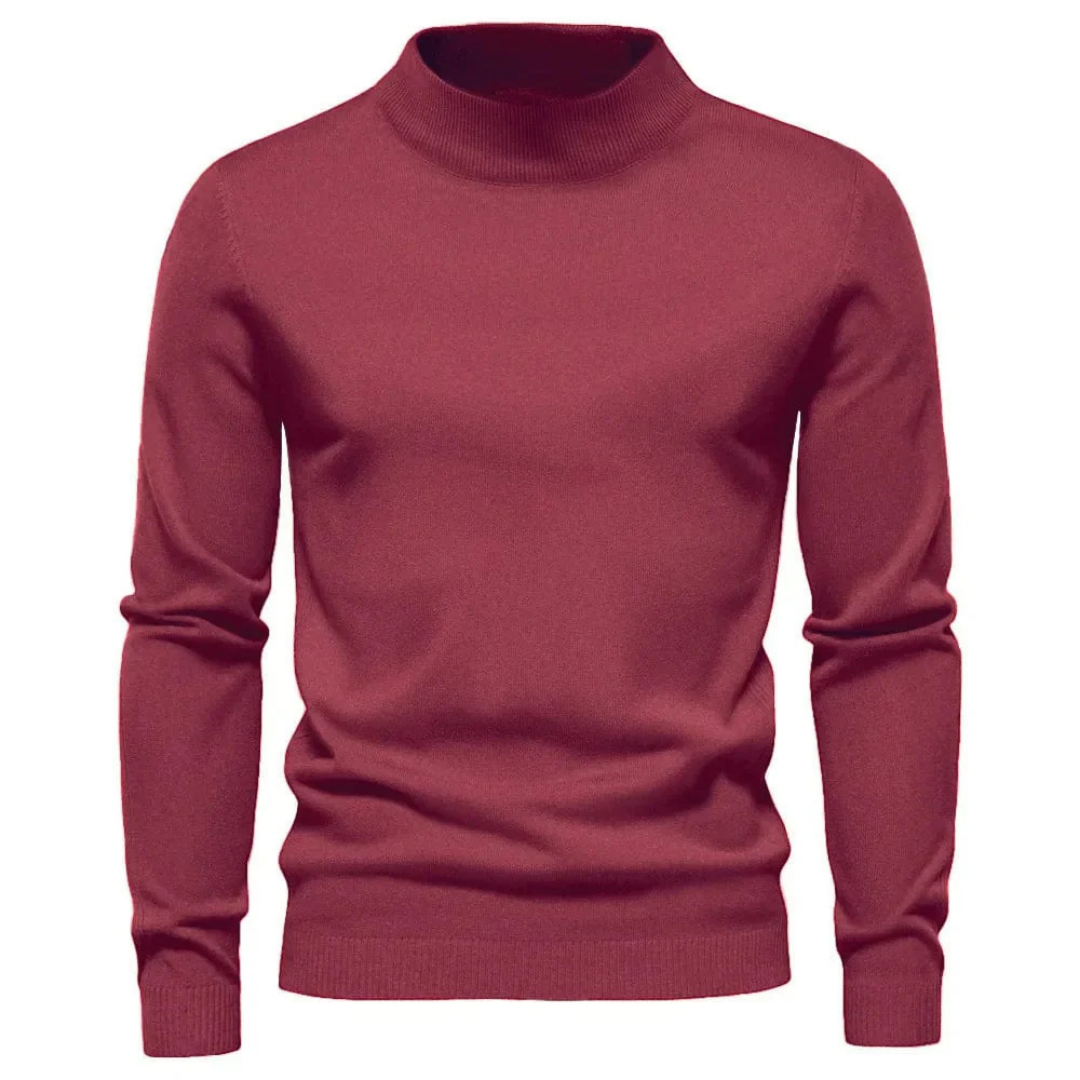 Pull col roulé classique pour homme | Décontracté 8