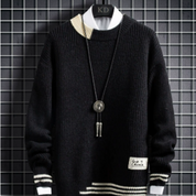 Pull d'extérieur élégant en tricot pour homme | Manches longues 1