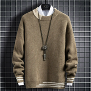 Pull d'extérieur élégant en tricot pour homme | Manches longues 3