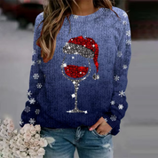 Pull de Noël douillet pour femme, en maille festive 1