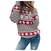 Pull de Noël festif pour femme, chaud, coupe ample, matière de haute qualité 2