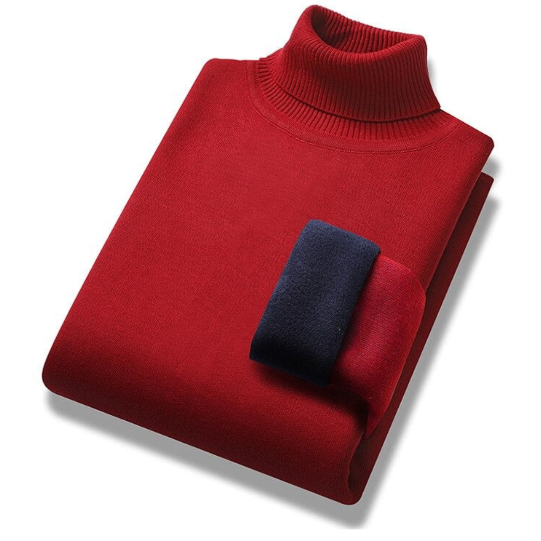 Pull en maille à col roulé pour homme | Manches longues 3