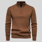 Pull en maille à demi-zip pour homme | Manches longues 3