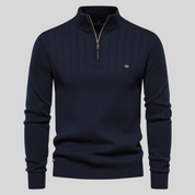 Pull en maille à demi-zip pour homme | Manches longues 4