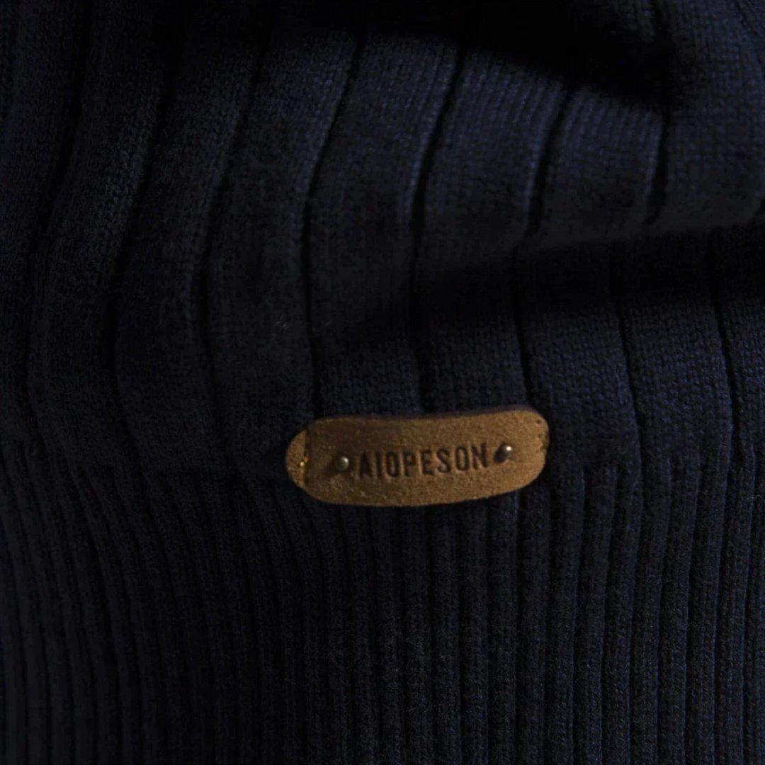 Pull en maille à demi-zip pour homme | Manches longues 7