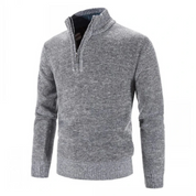 Pull en maille demi-zip pour homme | Chaud 2