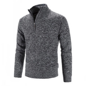 Pull en maille demi-zip pour homme | Chaud 3