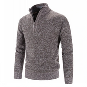 Pull en maille demi-zip pour homme | Chaud 4
