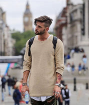 Pull en tricot à manches longues pour homme | Chaud 3