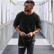 Pull en tricot à manches longues pour homme | Chaud 6