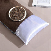 Pure oreiller du cou de la coque de sarrasin - Soutien naturel du sommeil pour les dormeurs latéraux et le dos 1