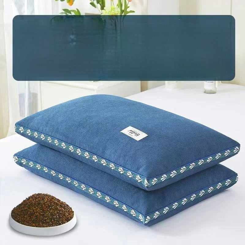 Pure oreiller du cou de la coque de sarrasin - Soutien naturel du sommeil pour les dormeurs latéraux et le dos 9