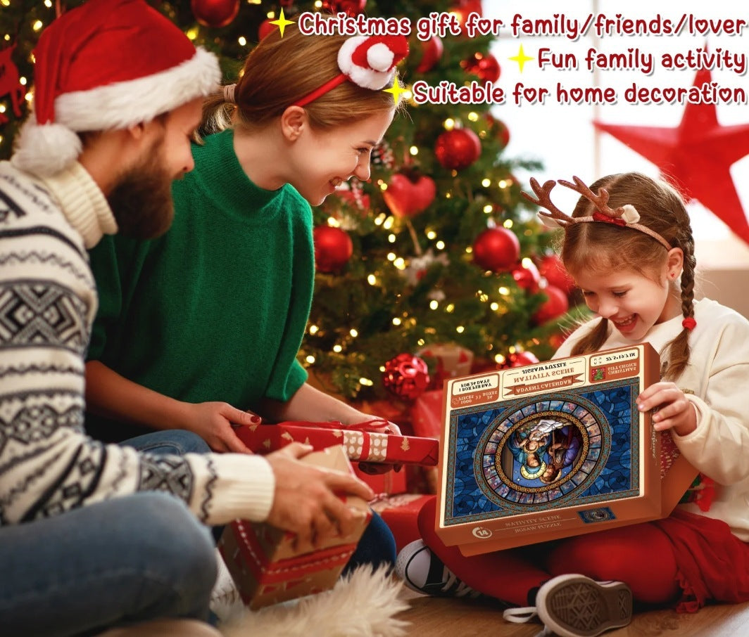 Puzzle de calendrier de l'Avent en papier 3