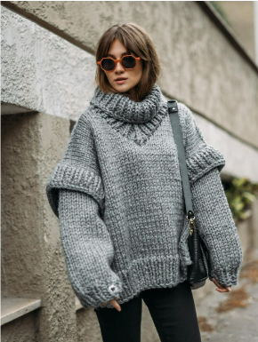 Alina | Pull en tricot surdimensionné douillet pour femmes