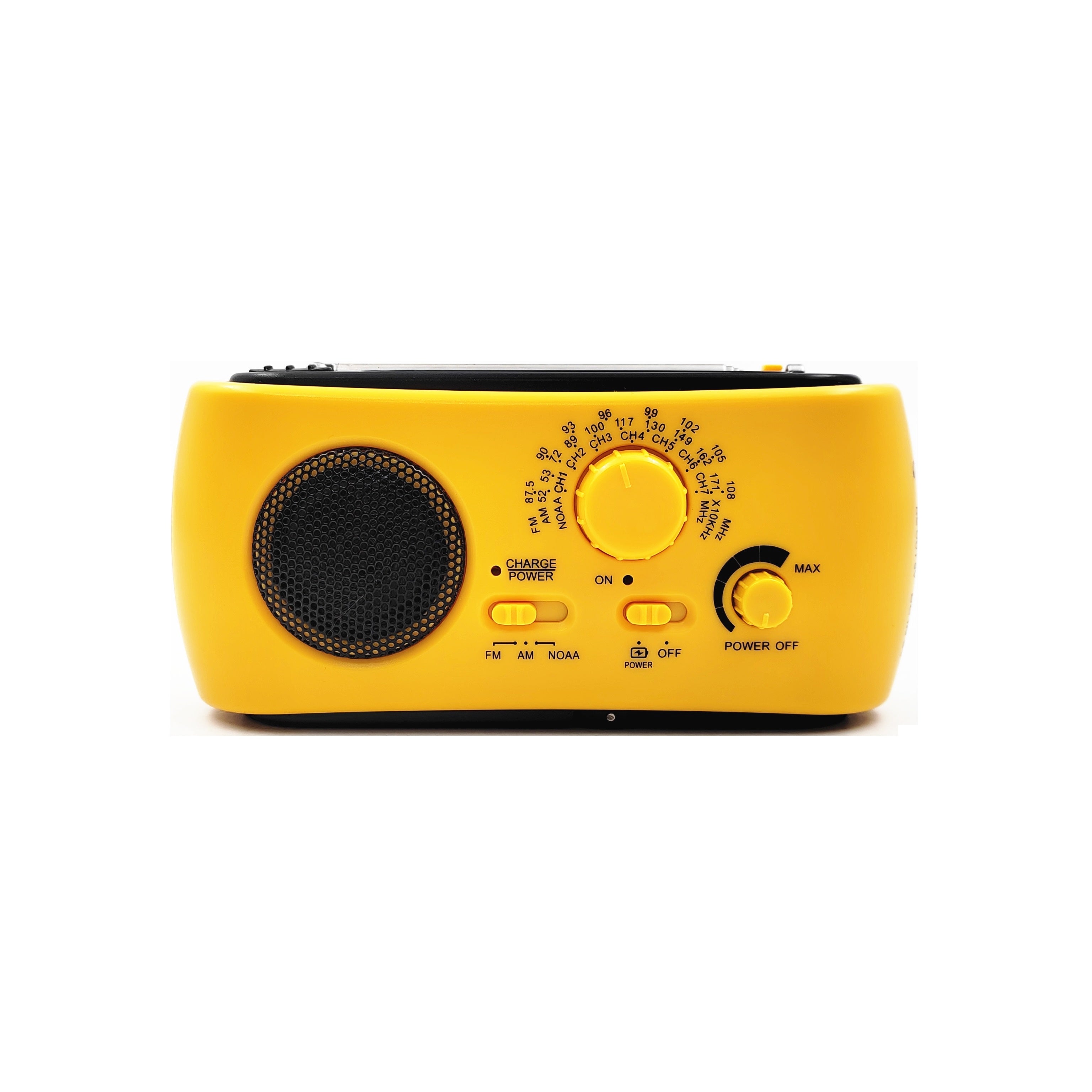 Radio d'urgence portable avec AM / FM / NOAA, chargeur USB, lampe de poche LED, étanche pour le camping et usage externe 2