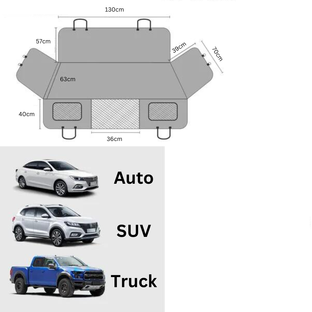 Rallonge de siège auto pour chiens sur sols durs 2