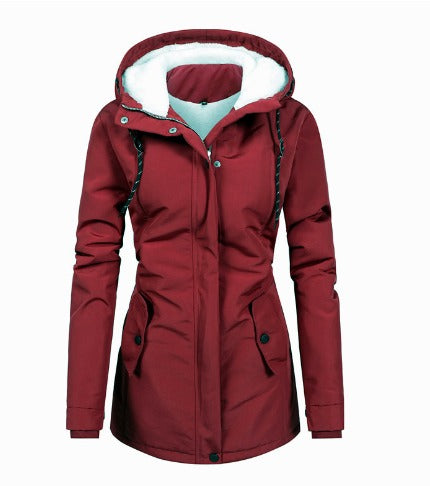 Winnie | Elegant and warm lined cotton coat
