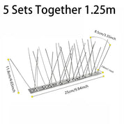 Répulsif à oiseaux extérieur en acier inoxydable 0