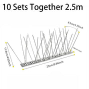 Répulsif à oiseaux extérieur en acier inoxydable 5