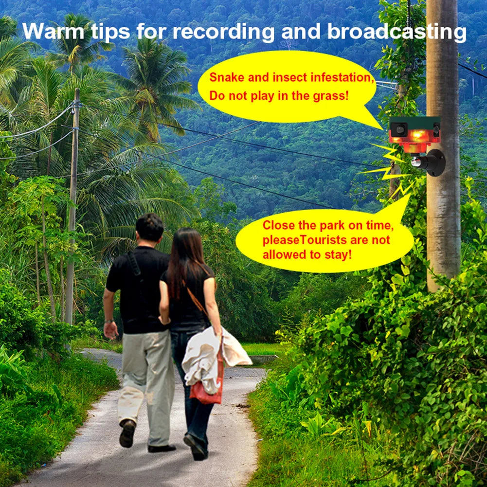 Répulsif à oiseaux solaire avec lumière clignotante 1