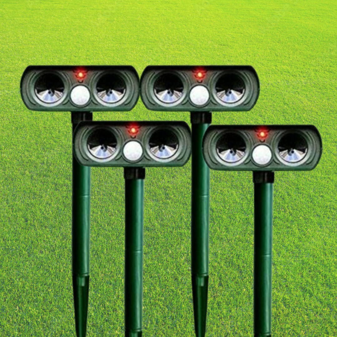 Répulsif antiparasitaire infrarouge solaire pour animaux (1 pièce) 0