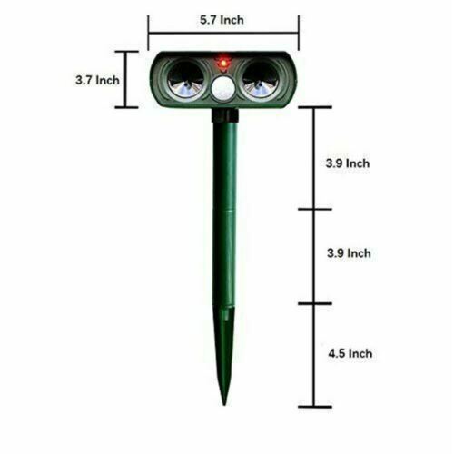Répulsif antiparasitaire infrarouge solaire pour animaux (1 pièce) 5