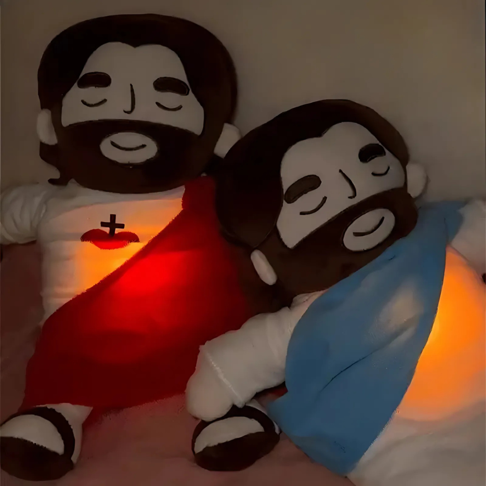 Respirer Jésus apaisant la peluche pour une aide au sommeil 2