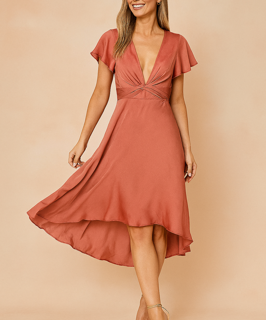 Robe Aérée Femme Élégante Confortable Tissu de Haute Qualité 0