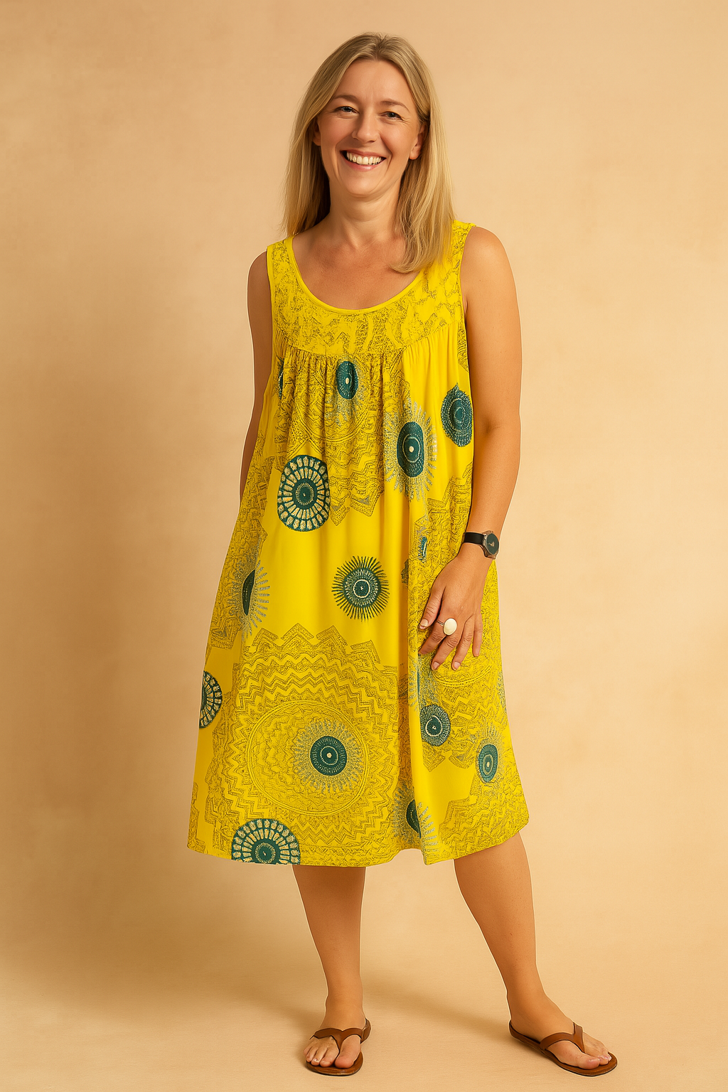 Robe Aérée Femme Élégante en Tissu Léger 1