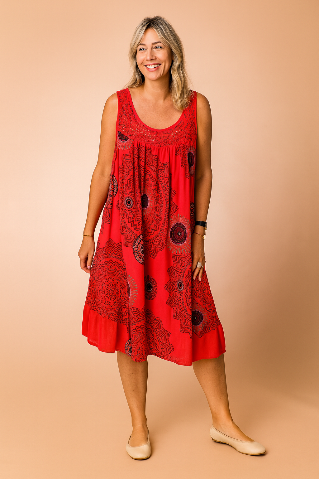 Robe Aérée Femme Élégante en Tissu Léger 3