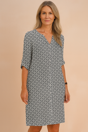 Robe Bohème Aérienne Femme Style Floral Tissu de Haute Qualité 3