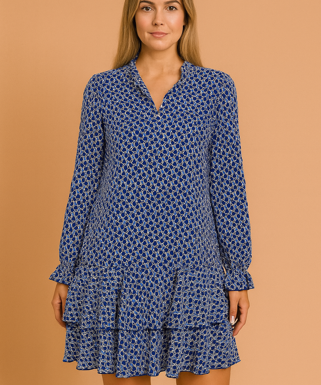 Robe Élégante Femme Manches Longues Chic Polyester 0