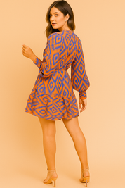 Robe Élégante Mi-Longue d'Été Femme Coton 1