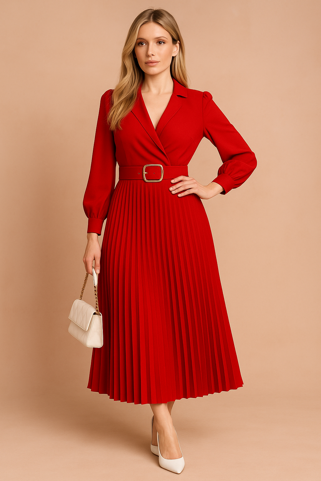 Robe Femme Élégante Chic Printemps Taille Plus Tissu Haute Qualité 1