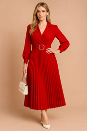 Robe Femme Élégante Chic Printemps Taille Plus Tissu Haute Qualité 1