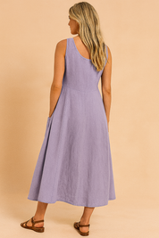 Robe Longue Ample pour Femmes avec Poches en Tissu Confortable 5