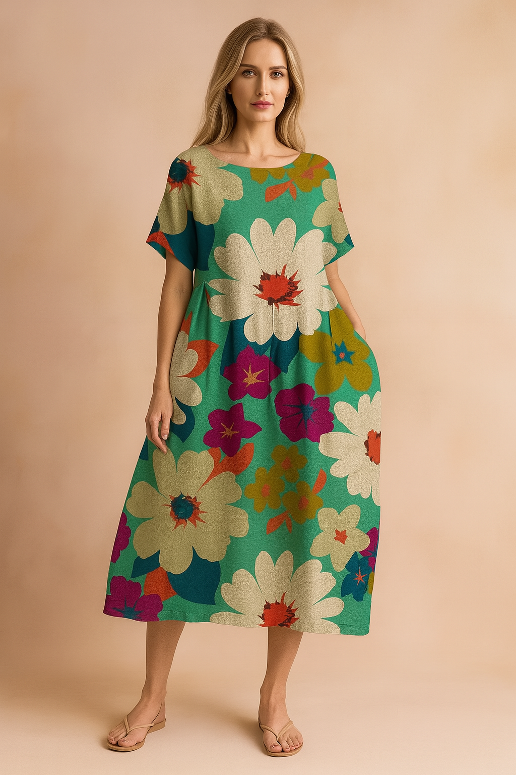 Robe Longue Femme Bohème Confortable Tissu de Haute Qualité 10