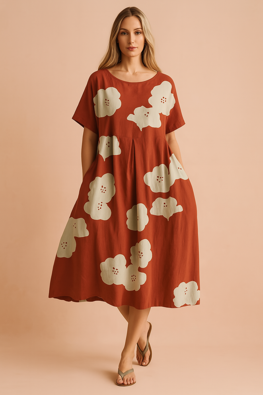 Robe Longue Femme Bohème Confortable Tissu de Haute Qualité 7