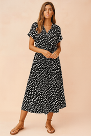 Robe Mi-Longue Bohème Chic Femme Coton 2