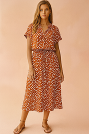 Robe Mi-Longue Bohème Chic Femme Coton 3