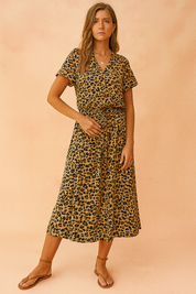 Robe Mi-Longue Bohème Chic Femme Coton 6