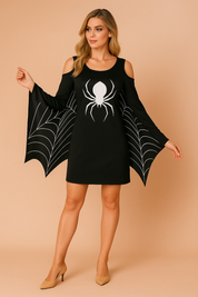 Robe d'Halloween pour femme | Costume d'araignée 0