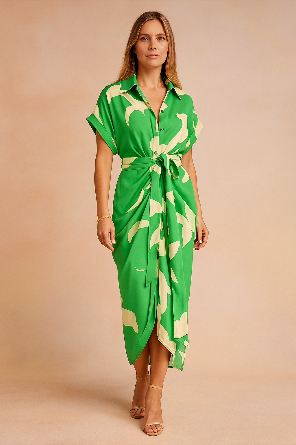 Robe d'été Chic Longue pour Femme Confortable en Tissu Léger 0